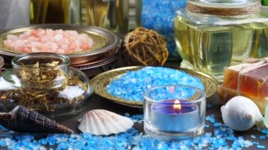 Maddeler tablosundaki bileşiminde spa masaj için