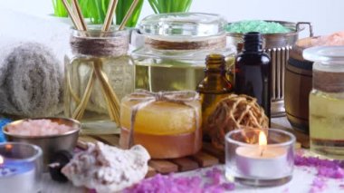 Maddeler tablosundaki bileşiminde spa masaj için