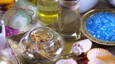Maddeler tablosundaki bileşiminde spa masaj için
