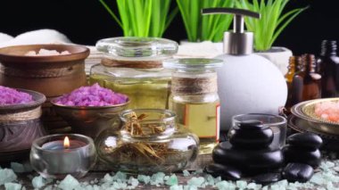 Maddeler tablosundaki bileşiminde spa masaj için