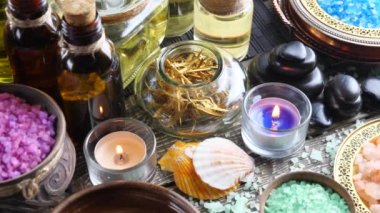 Maddeler tablosundaki bileşiminde spa masaj için