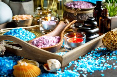 Maddeler tablosundaki bileşiminde spa masaj için