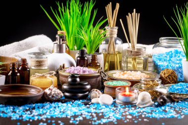 Maddeler tablosundaki bileşiminde spa masaj için