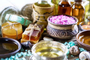 Maddeler tablosundaki bileşiminde spa masaj için