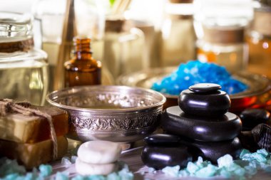 Maddeler tablosundaki bileşiminde spa masaj için