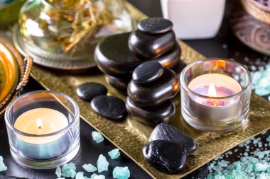 Maddeler tablosundaki bileşiminde spa masaj için