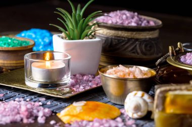 Maddeler tablosundaki bileşiminde spa masaj için