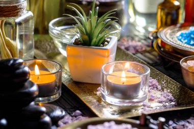 Maddeler tablosundaki bileşiminde spa masaj için