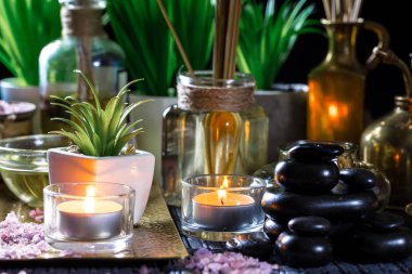 Maddeler tablosundaki bileşiminde spa masaj için