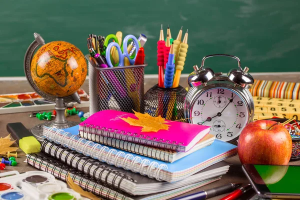 Back School School Supplies Classes Lessons — Stock Photo, Image