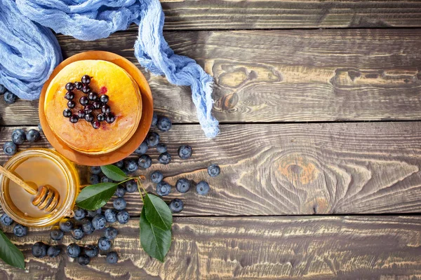 Desayuno Saludable Sobre Fondo Viejo Concepto Comida Sabrosa Saludable —  Fotos de Stock