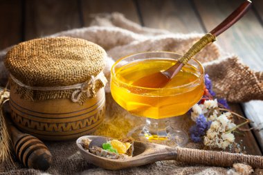 Taraktaki bal arısı.