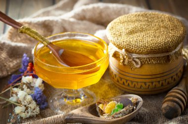 Taraktaki bal arısı.