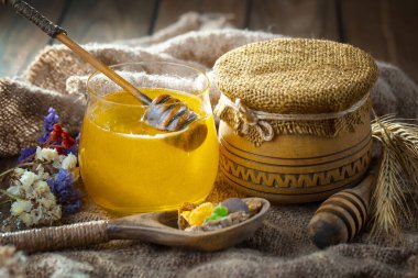 Taraktaki bal arısı.