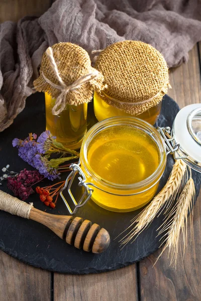 Zoete Bijenhoning Kammen — Stockfoto