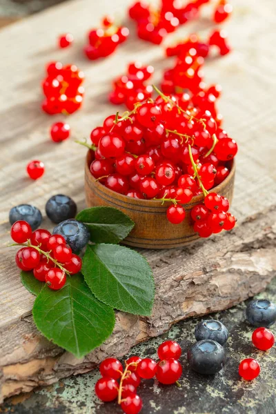 Ripe Summer Berries Composition Drinks Healthy Food — Stock Photo, Image