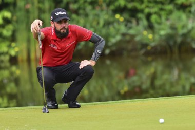 Kuala Lumpur, Malezya - 11 Ekim: Troy Merritt, CIMB klasik 2018, Tpc Kuala Lumpur, Kuala Lumpur, Malezya üzerinde 11 Ekim 2018 1 turda sırasında resimde ABD. Masuti tarafından (fotoğraf)