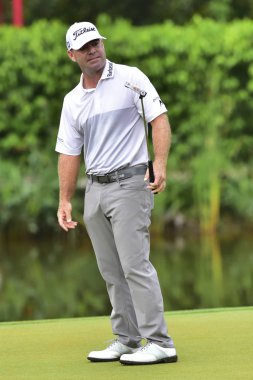 Kuala Lumpur, Malezya - 11 Ekim: Ryan zırhlar, CIMB klasik 2018, Tpc Kuala Lumpur, Kuala Lumpur, Malezya üzerinde 11 Ekim 2018 1 turda sırasında resimde ABD. Masuti tarafından (fotoğraf)