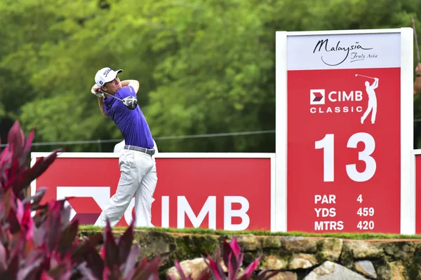 Kuala Lumpur, Malezya - 11 Ekim: Justin Thomas CIMB klasik 2018, Tpc Kuala Lumpur, Kuala Lumpur, Malezya üzerinde 11 Ekim 2018 1 turda sırasında resimde ABD. Masuti tarafından (fotoğraf)