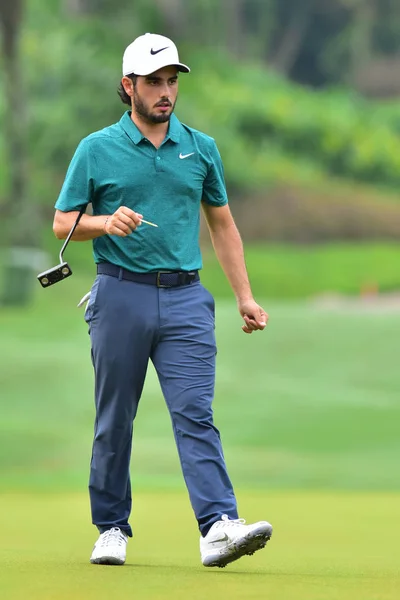 Kuala Lumpur Malaysia Outubro Abraham Ancer México Caminha Até Verde — Fotografia de Stock