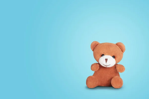 Happy teddy bear friend background — Stock Photo, Image