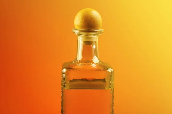 Forró egyszemélyes tequila palack — Stock Fotó