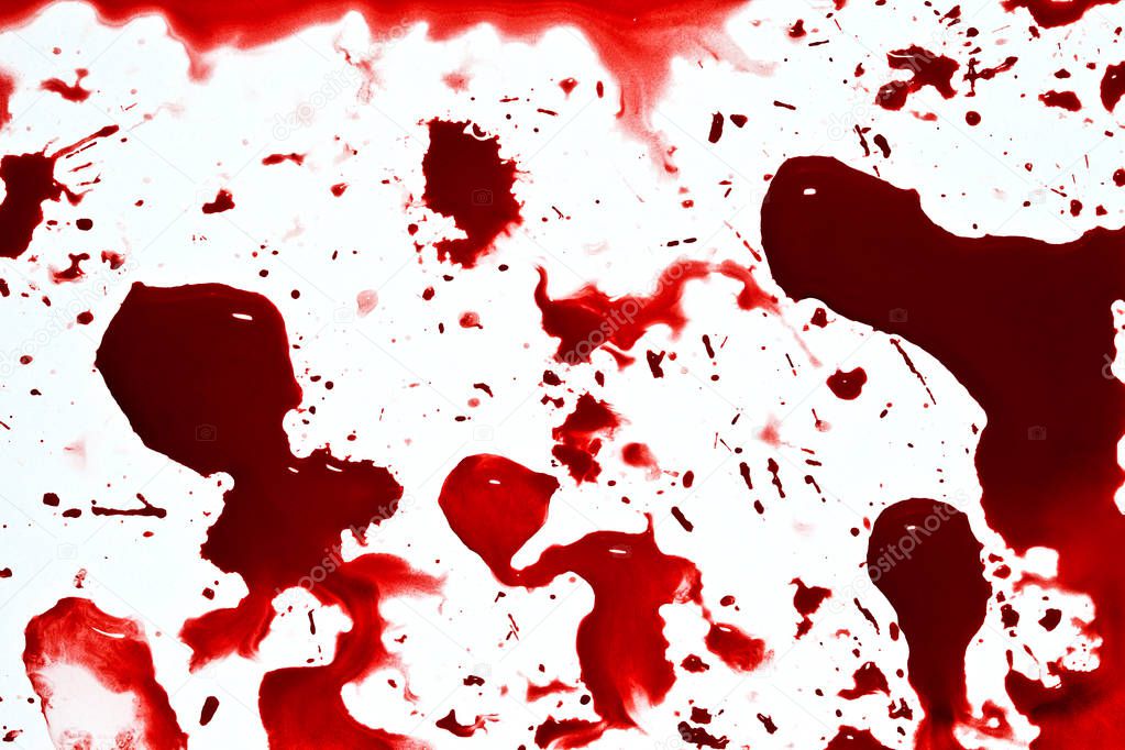 Creepy blood spatters texture