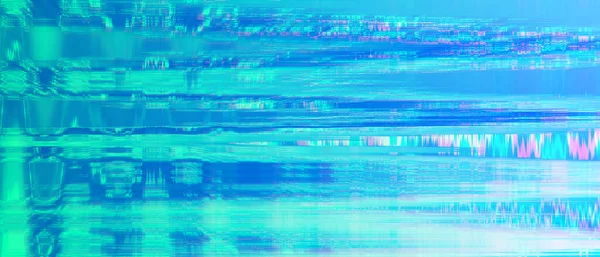 Glitch Abstract Met Lichtstralen Kleurgeluid — Stockfoto