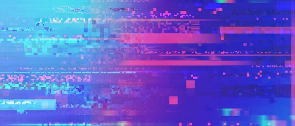 Glitch Transition Effect Background Pixelated Abstract Digital Noise Virtual Reality — Stock Photo, Image