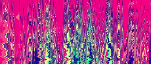 Patrón Creativo Caótico Desordenado Glitch Abstracto Colorido — Foto de Stock