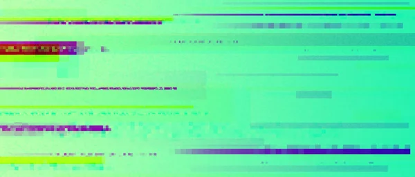 Visualisation Abstraite Cyberespace Vert Futuriste Réalité Virtuelle Fond Glitch — Photo