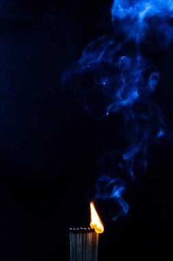 maç, maçlar, duman, siyah arka plan ve alev