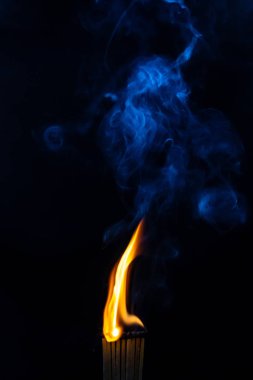 maç, maçlar, duman, siyah arka plan ve alev