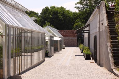 Copenhagen, Danimarka - 15 Temmuz 2018: Yeni Noma. Michelin yıldızlı restoran şefi Rene Redzepi featuring Noma - dünyanın en iyi restoranlardan birinde bir dış görünümü.