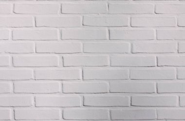 Yeni beyaz tuğla duvar desen - simetrik arka plan