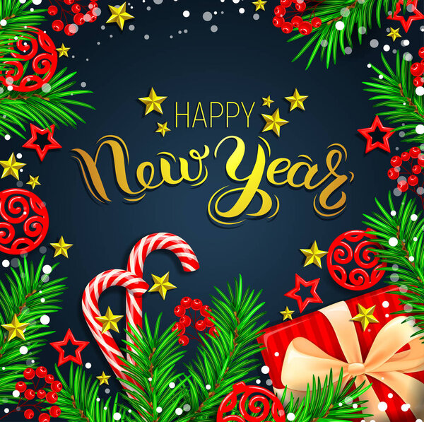 Новогодняя открытка
