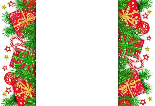 Navidad Año Nuevo Tablero Diseño Blanco — Archivo Imágenes Vectoriales