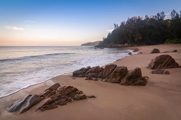 Sunrize Nad Banana Beach Phuket Thajsko Brzy Ráno — Stock fotografie