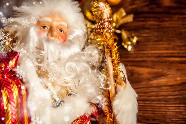 Fagy Atya Orosz Ded Moroz Figura Hagyományos 2019 Újévi Ünnepségen — Stock Fotó