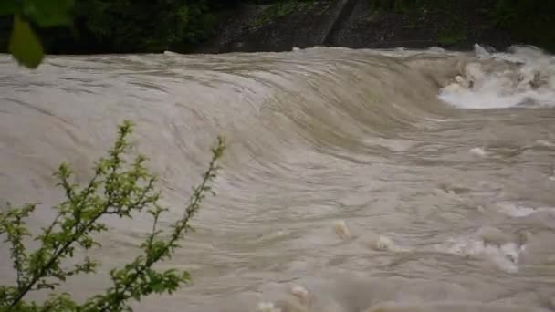 Mai 2019 Munich Allemagne Inondation Sur Isar Nord Munich Après — Video