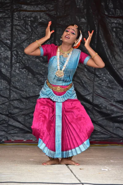 Bloomington, Illinois - ABD - Haziran 24,2018 - Ratha Yatra Festivali Bloomington normal