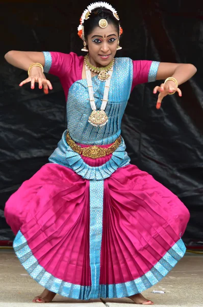 Bloomington Illinois Usa Červen 2018 Indický Klasický Tanec — Stock fotografie