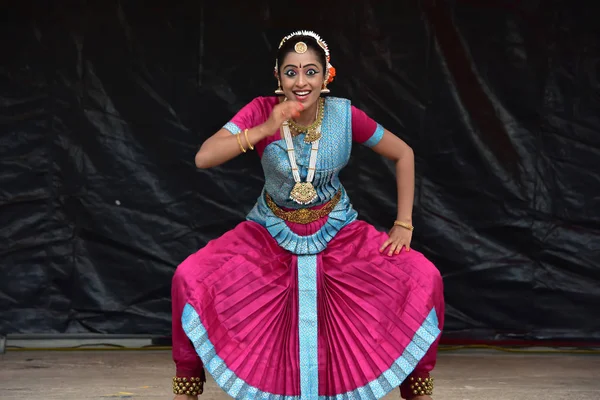 Блумингтон Сша Июня 2018 Года Классический Индийский Танец Фестивале Колесниц — стоковое фото