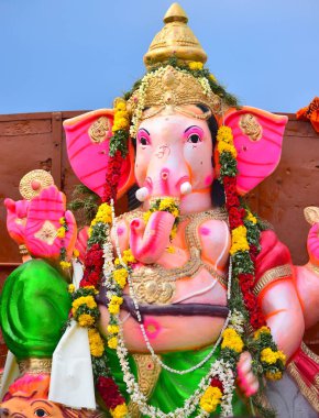 Anaipatti, Tamilnadu - Hindistan - 15 Eylül 2018: On gün Ganesha Festivali