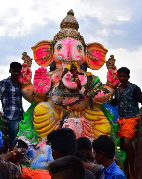Anaipatti Tamilnadu Indie 2018 Września Ganesh Chaturthi — Zdjęcie stockowe