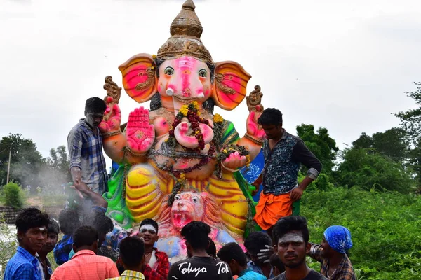 Anaipatti Tamilnadu Índia Setembro 2018 Ganesha Chaturthi Festival — Fotografia de Stock