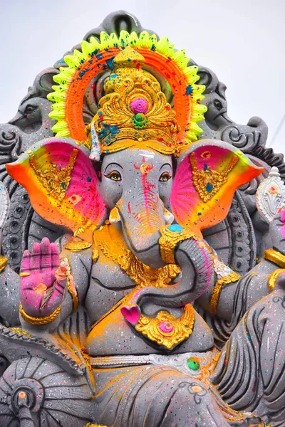 Anaipatti Tamilnadu Indie 2018 Września Narodziny Hinduski Bóg Ganesha — Zdjęcie stockowe