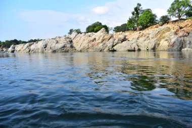 Hogenakkal dağın bölümü Hindistan'da
