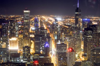 Chicago, Illinois - ABD - Ağustos 20, 2016:360 Hancock Binası Chicago görüntüle