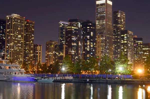 Chicago Illinois Eua Agosto 2016 Chicago Skyline Views — Fotografia de Stock